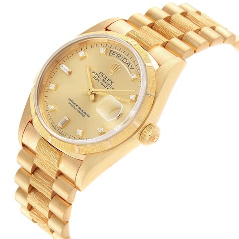 rolex presidential gold 18078|rolex bark bracelet.